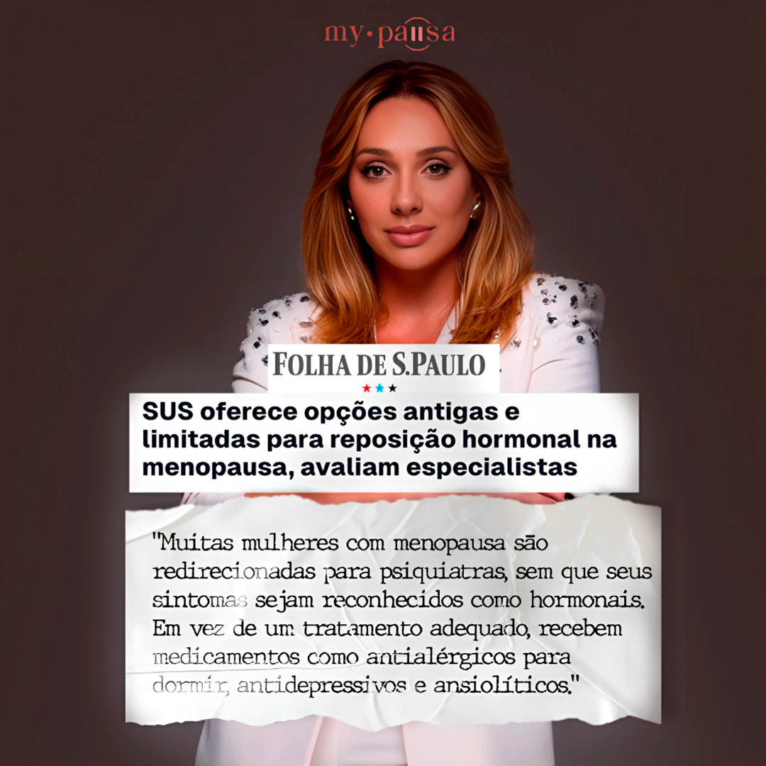 MATÉRIA FOLHA DE SÃO PAULO - SUS E MENOPAUSA
