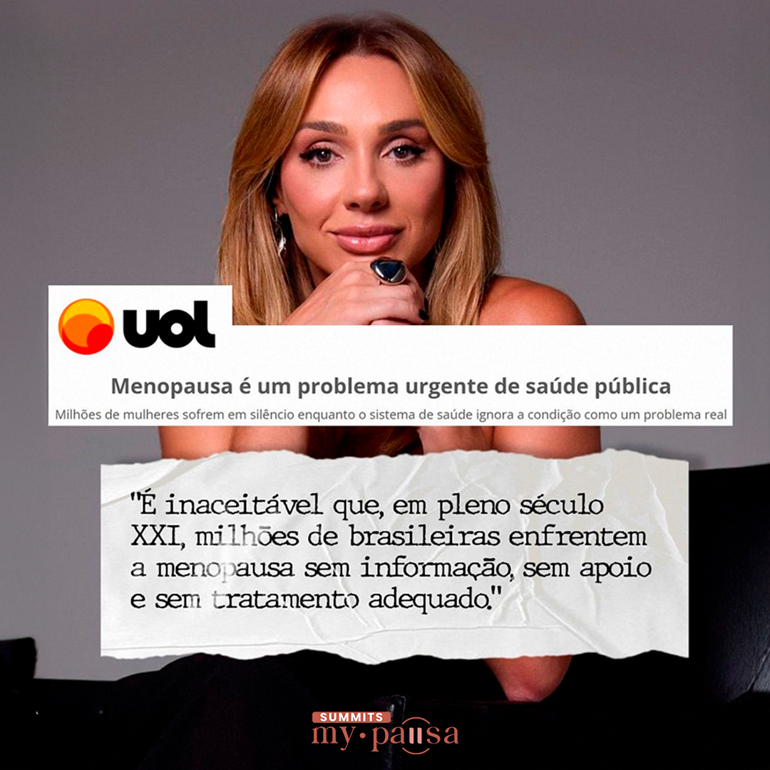 MATÉRIA UOL - MENOPAUSA E SAÚDE PÚBLICA